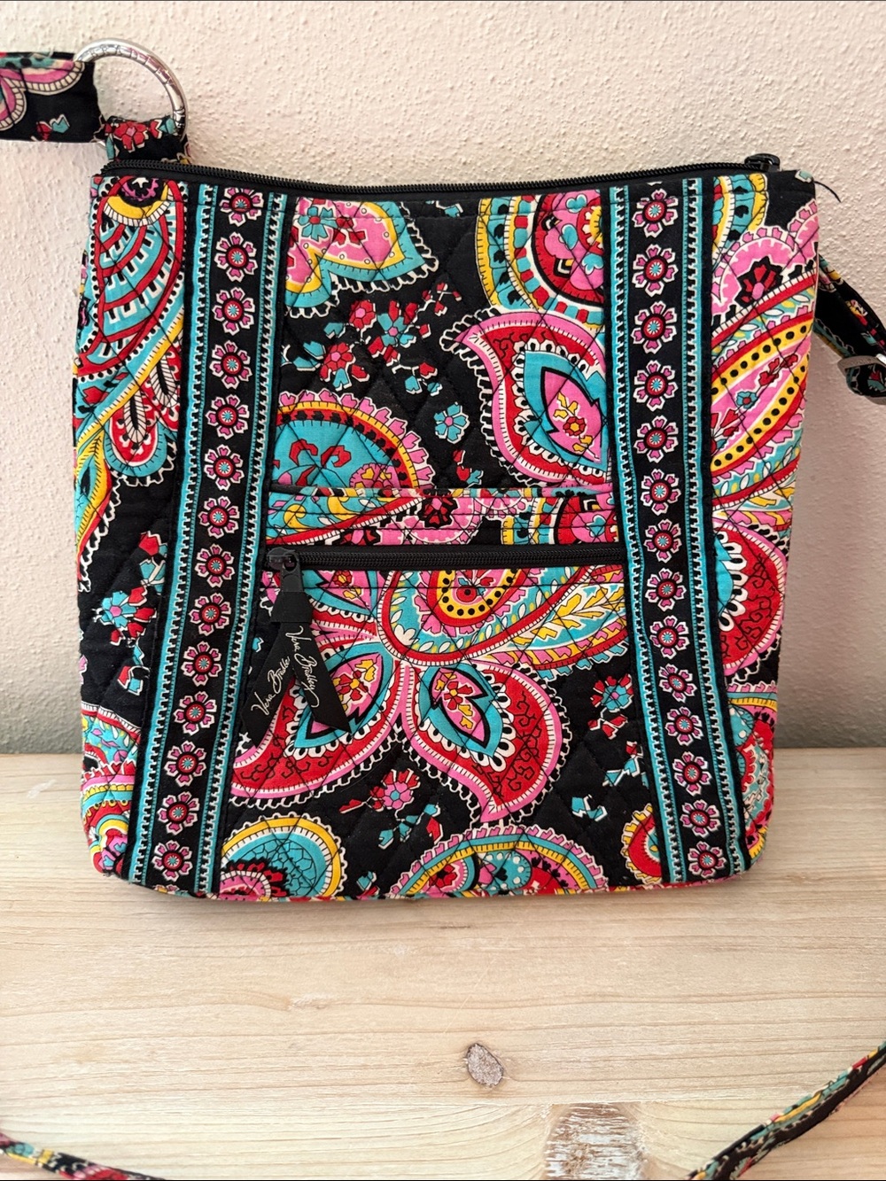 Vera Bradley Quilted Crossbody - Parisian Paisley
